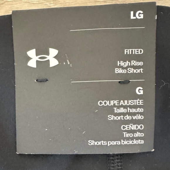 LG Black High-Rise Bike Shorts - Picture 4 of 5